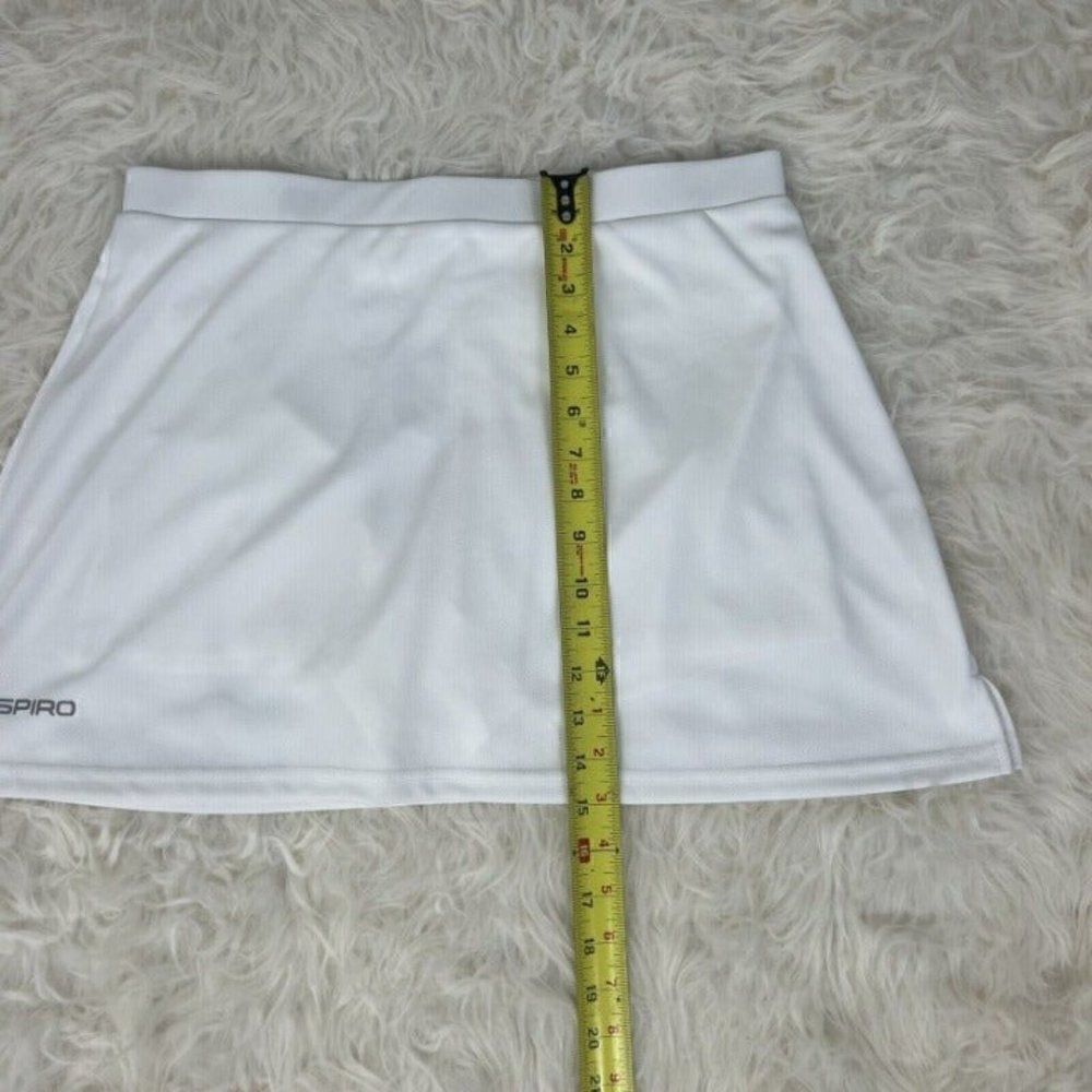 NWT SPIRO Women's White Sport Fitness Golf Tennis Skirt Skort Large 16 XL - Picture 5 of 12